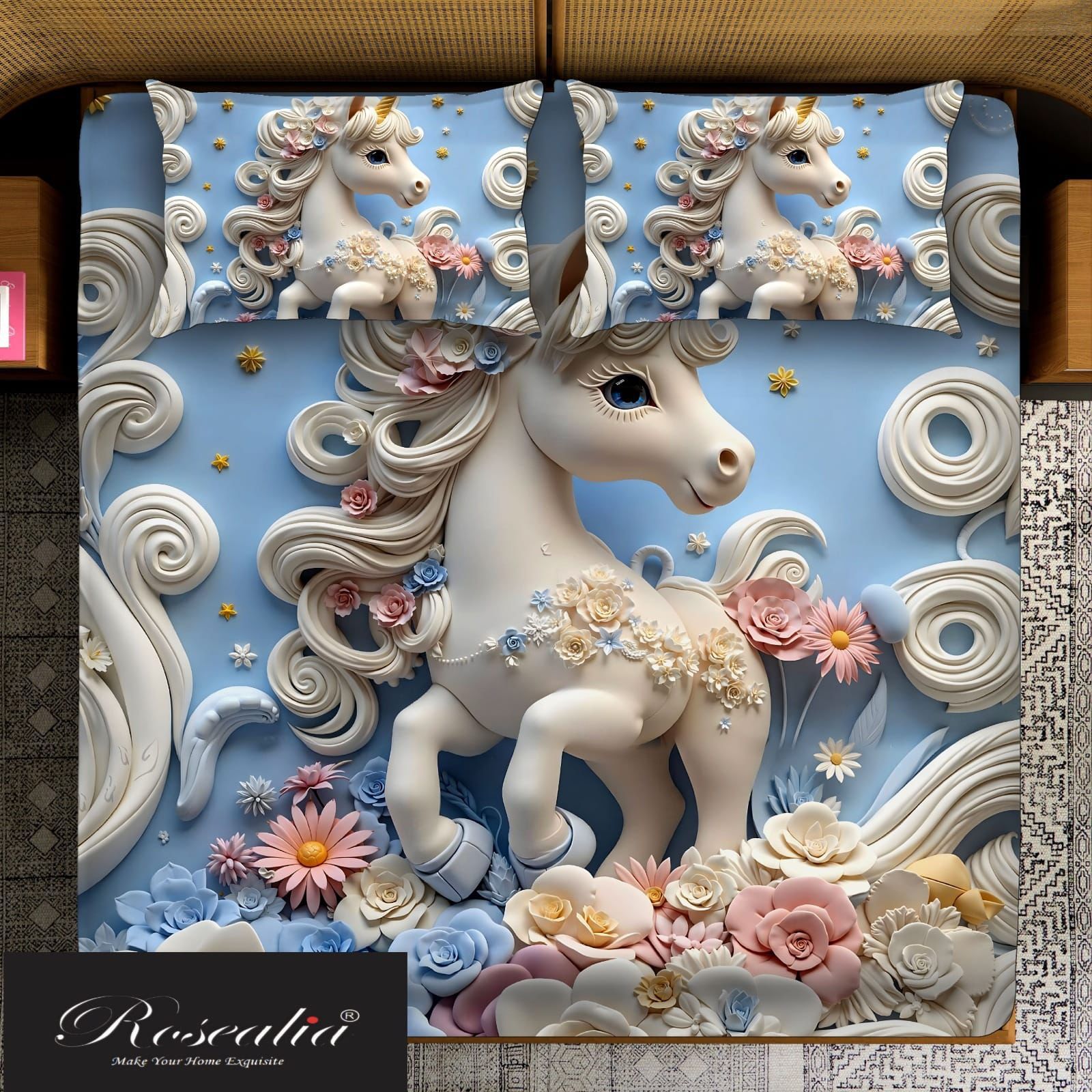 Dreamy Unicorn Fantasy Bedding Set