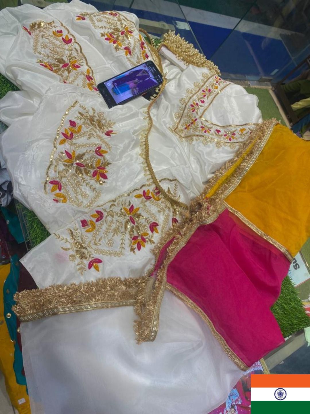 Crape Suit Handwork Article