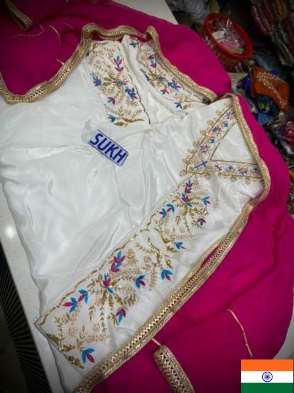 Crape Suit Handwork Article