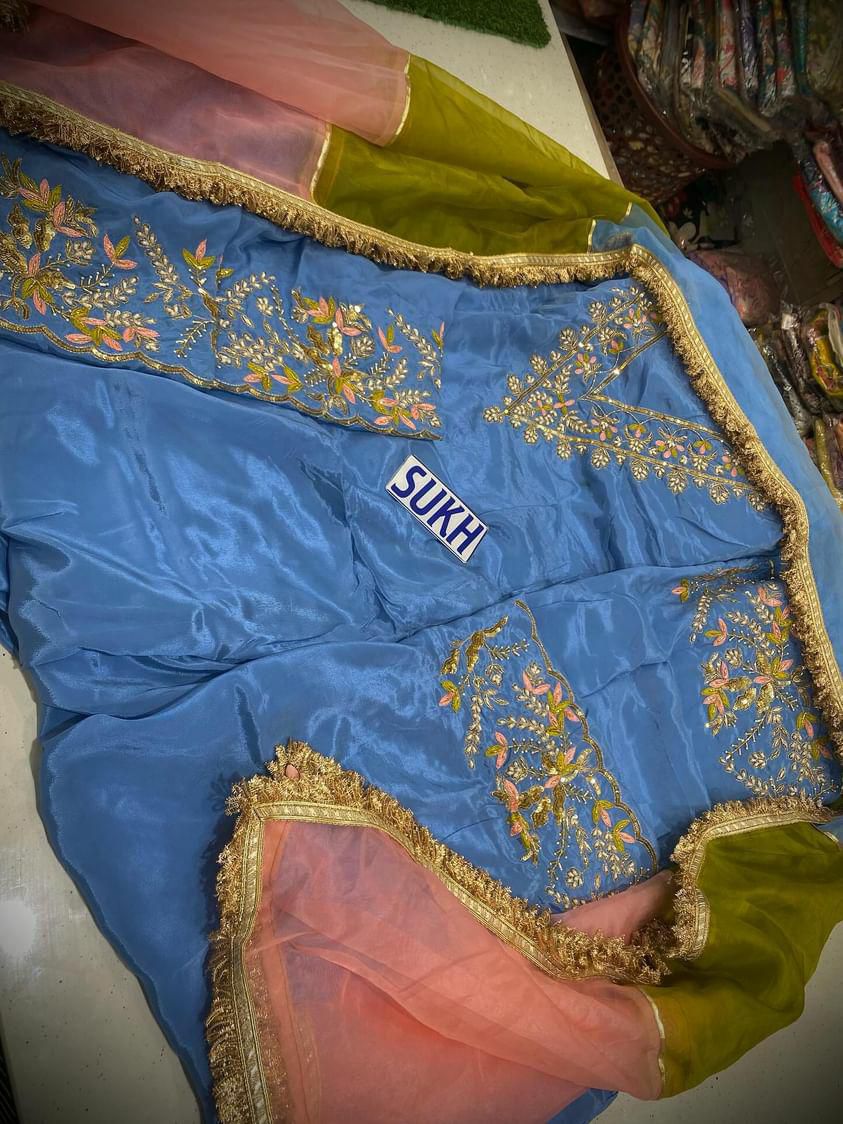 Crape Suit Handwork Article