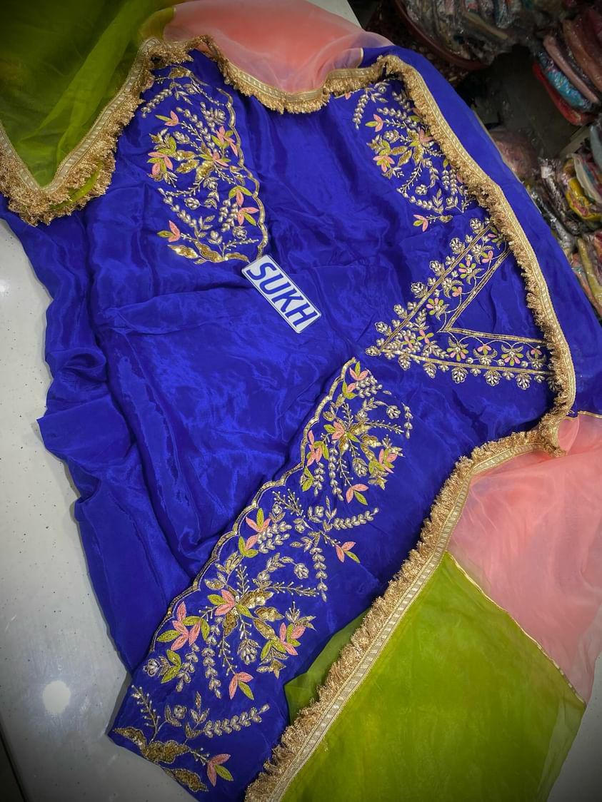 Crape Suit Handwork Article