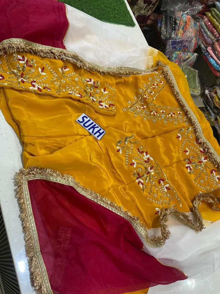 Crape Suit Handwork Article