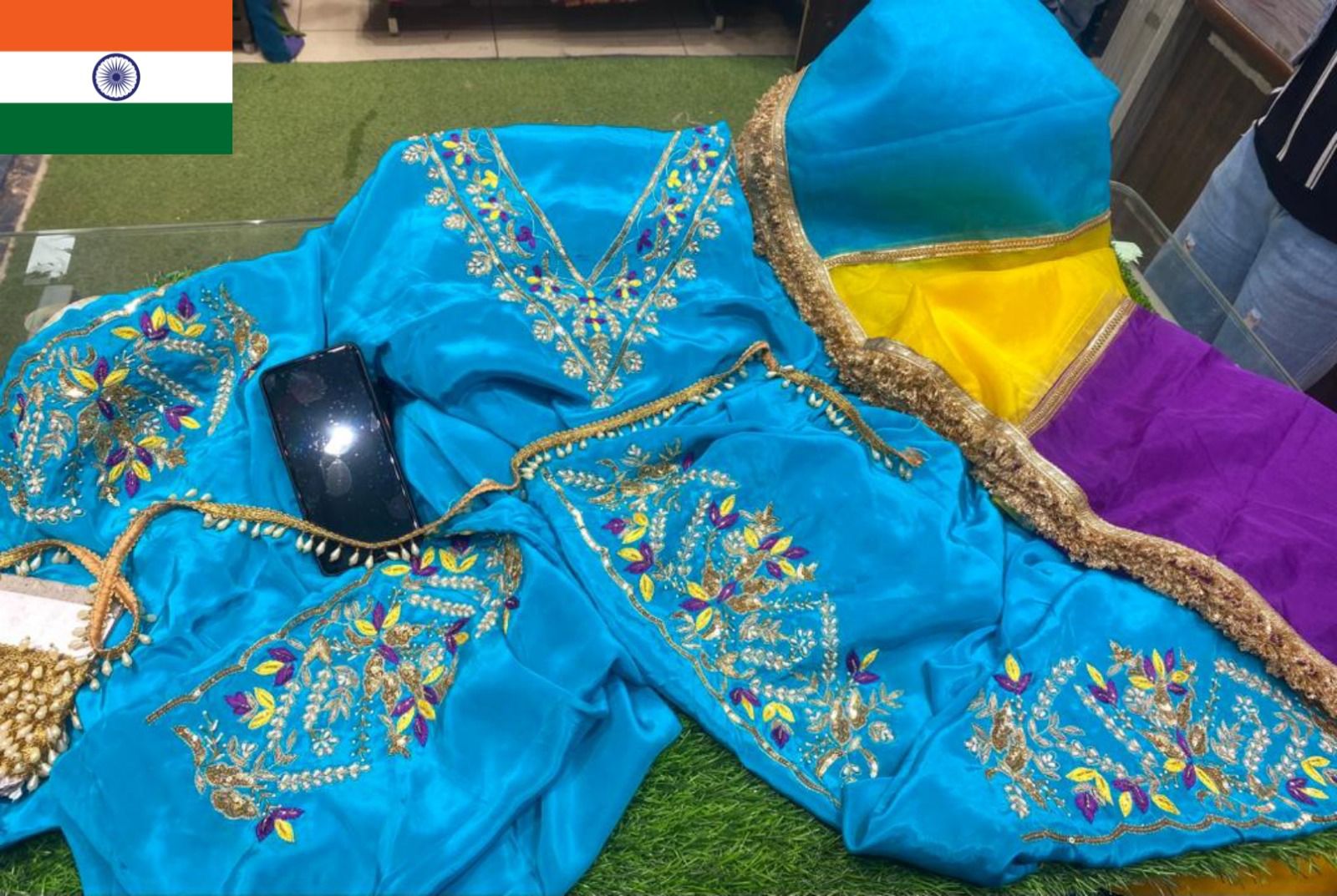 Crape Suit Handwork Article