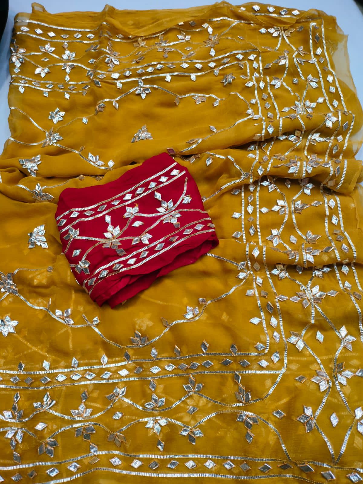 Customise Pure Chiffon Saree