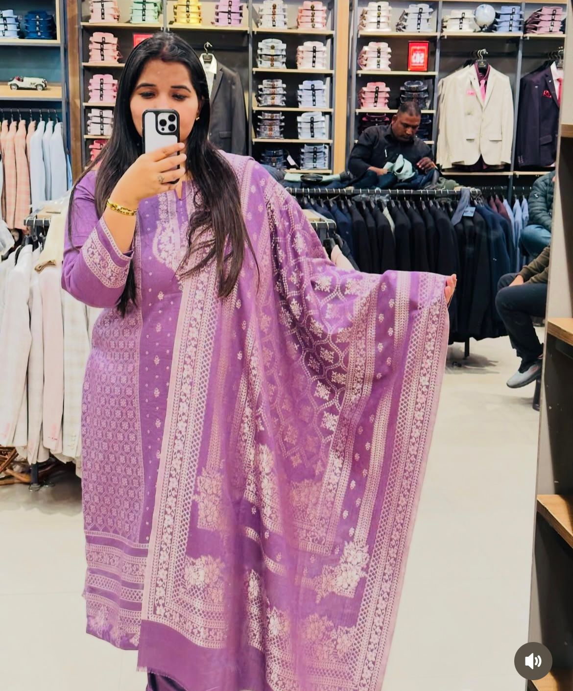 Super Hit Premium Weaving Pashmina Suit With Designer Stole